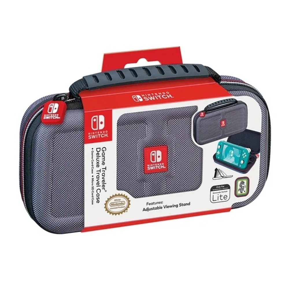 NIB Nintendo Switch Lite, Video Game Traveler Deluxe  Carrying Case